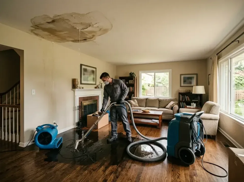 attic-pipe-burst-ceiling-drip-008 — frequently asked questions, Water Damage Restoration & Carpet Care in Grove, OK